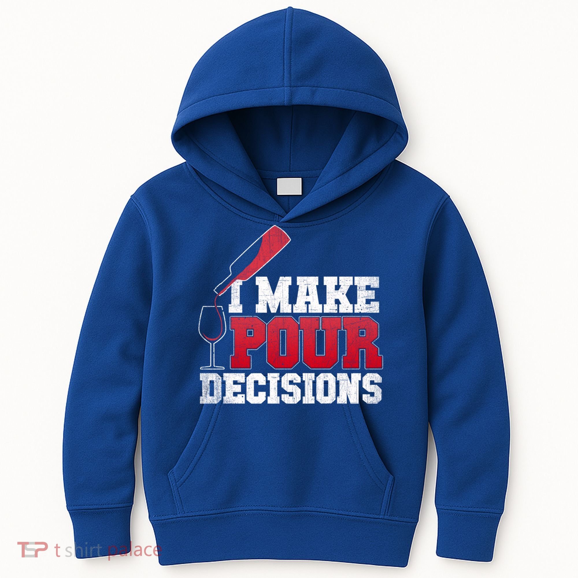 I Make Pour Decisions Wine Er And Funny Bartender Gift Great Gift Kids Hoodie