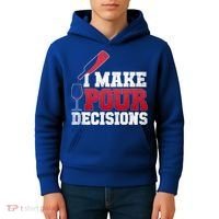 I Make Pour Decisions Wine Er And Funny Bartender Gift Great Gift Kids Hoodie thumb 4