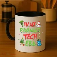 In My Pharmacy Tech Era Christmas Pharmacy Technician Gift Coffee Mug thumb 4