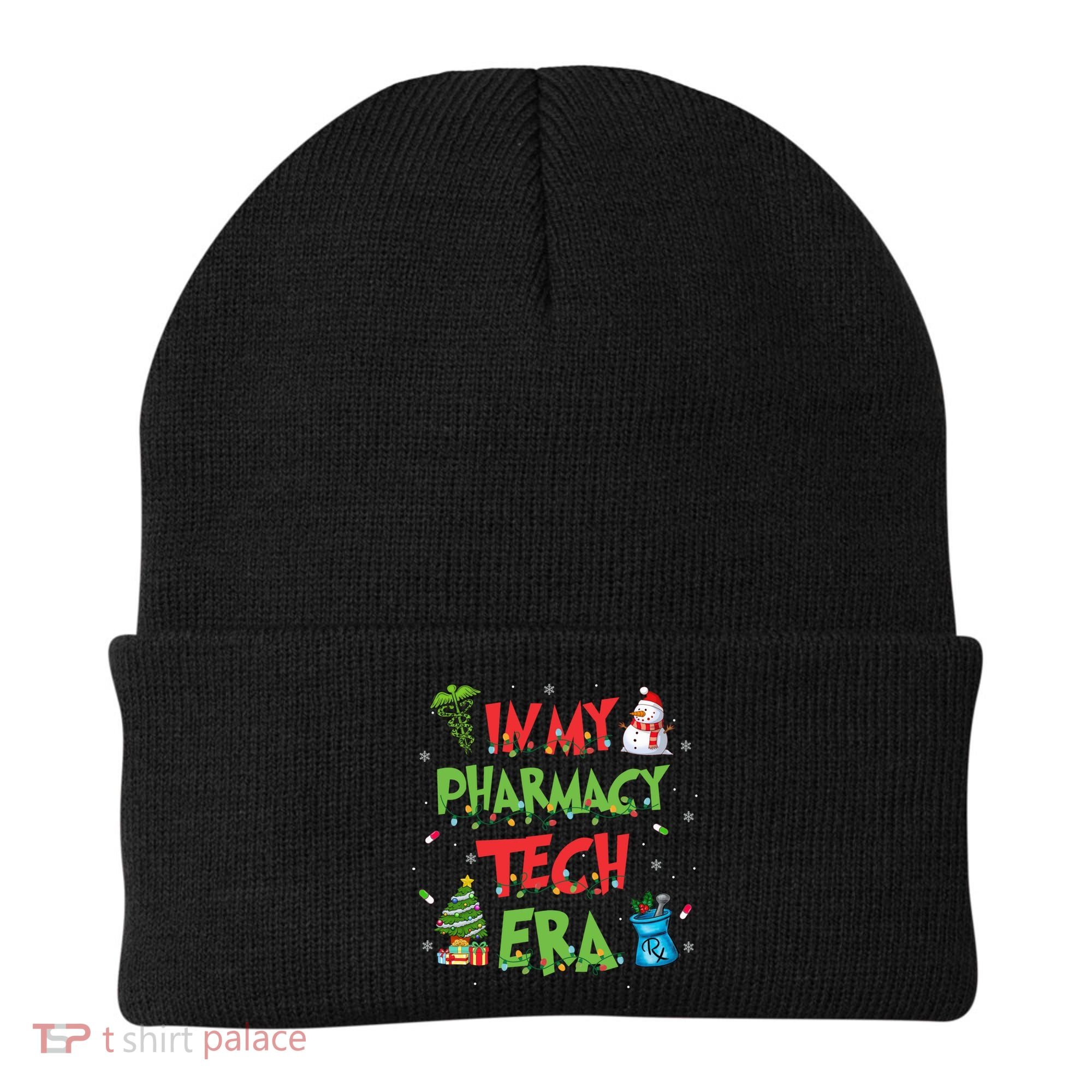 In My Pharmacy Tech Era Christmas Pharmacy Technician Gift Beanie