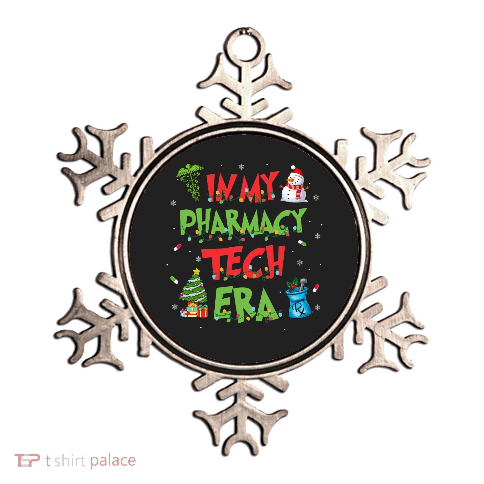 In My Pharmacy Tech Era Christmas Pharmacy Technician Gift Ornament
