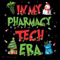In My Pharmacy Tech Era Christmas Pharmacy Technician Gift Ornament thumb 1