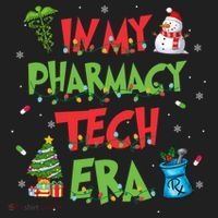 In My Pharmacy Tech Era Christmas Pharmacy Technician Gift Golf Towel thumb 3