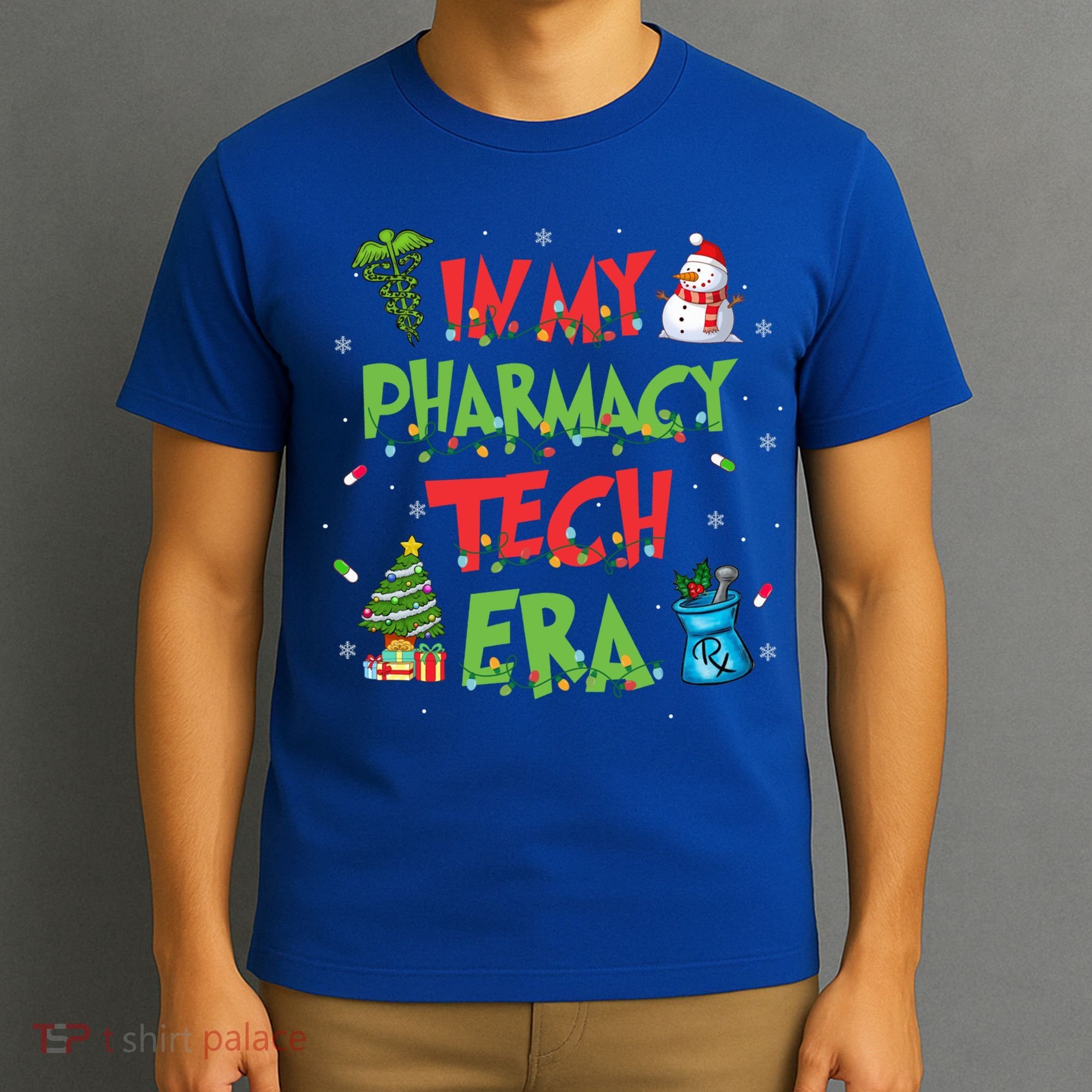 In My Pharmacy Tech Era Christmas Pharmacy Technician Gift T-Shirt