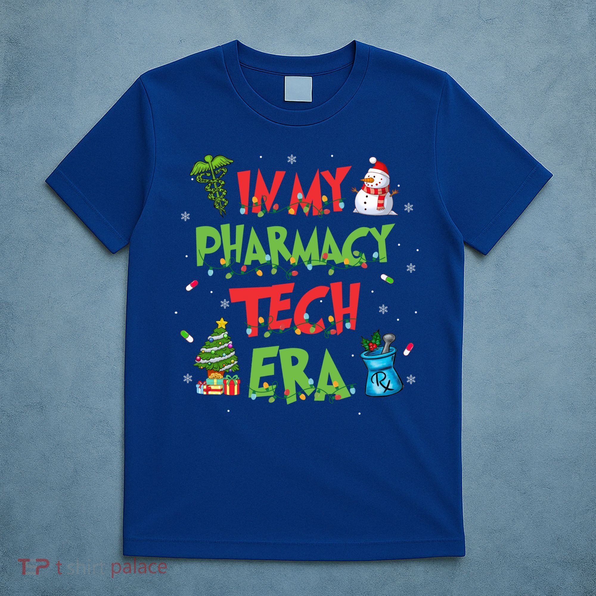 In My Pharmacy Tech Era Christmas Pharmacy Technician Gift T-Shirt