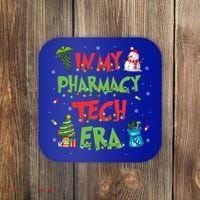 In My Pharmacy Tech Era Christmas Pharmacy Technician Gift Coaster thumb 0