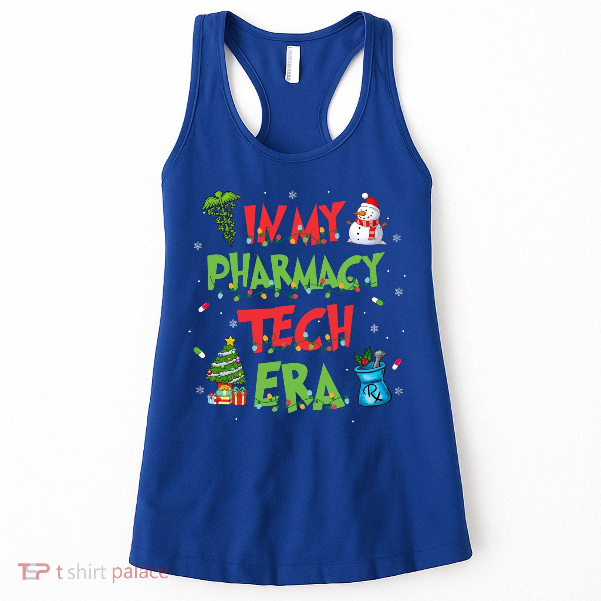 In My Pharmacy Tech Era Christmas Pharmacy Technician Gift Women's Tank Top