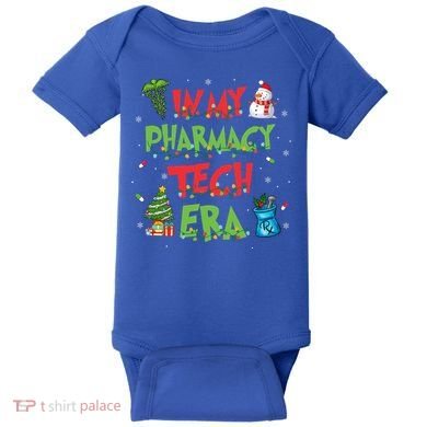 In My Pharmacy Tech Era Christmas Pharmacy Technician Gift Baby Bodysuit