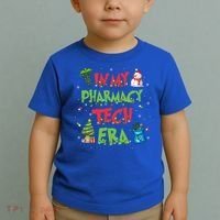 In My Pharmacy Tech Era Christmas Pharmacy Technician Gift Toddler T-Shirt thumb 2