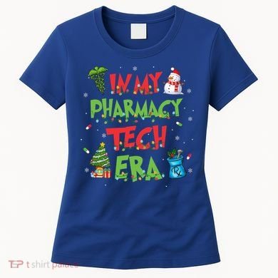 In My Pharmacy Tech Era Christmas Pharmacy Technician Gift Women's T-Shirt