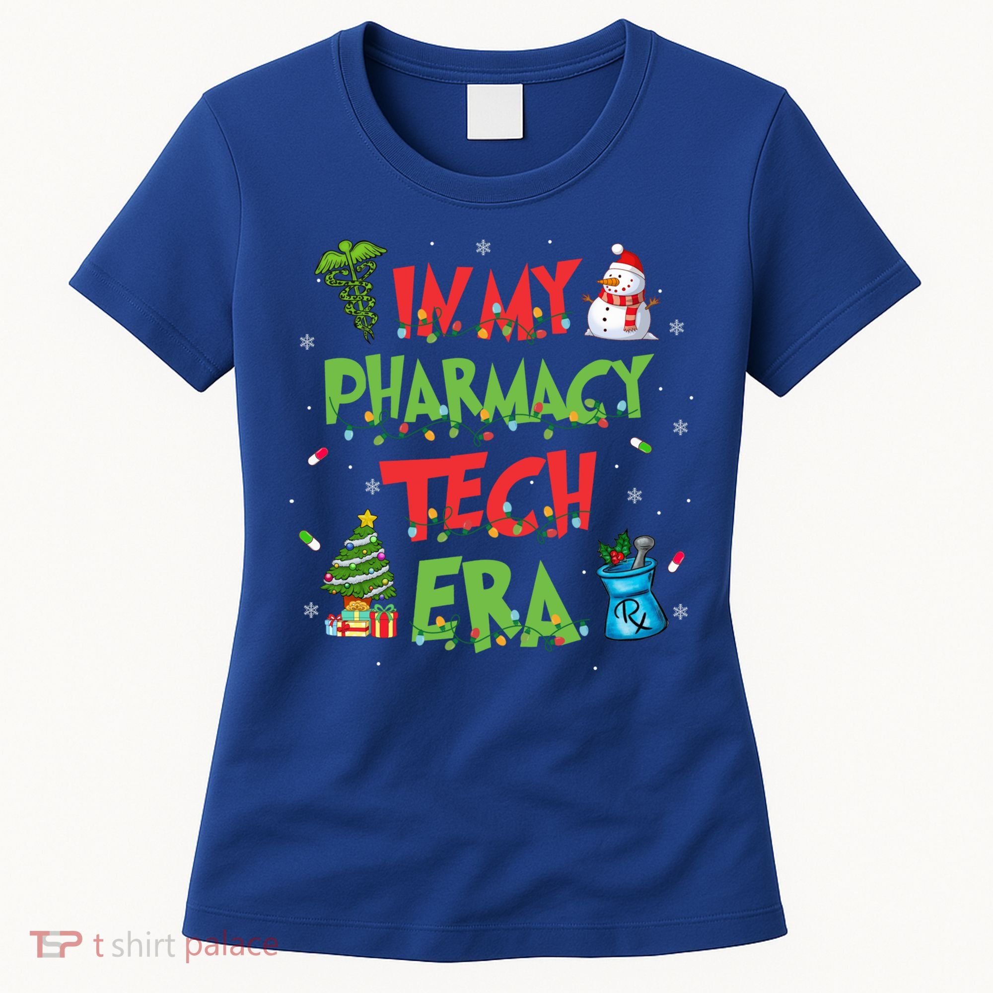 In My Pharmacy Tech Era Christmas Pharmacy Technician Gift Women's T-Shirt