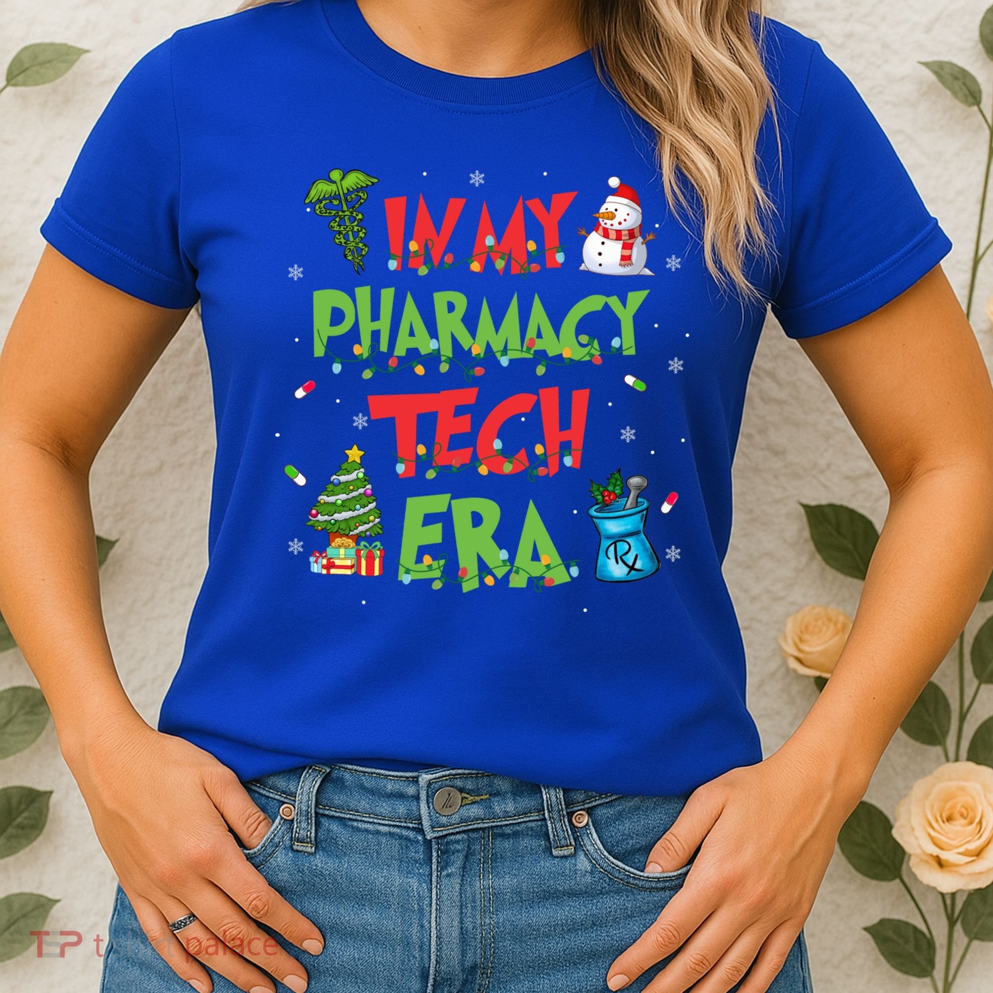 In My Pharmacy Tech Era Christmas Pharmacy Technician Gift Women's T-Shirt