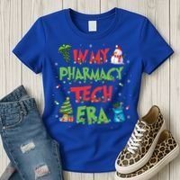 In My Pharmacy Tech Era Christmas Pharmacy Technician Gift Women's T-Shirt thumb 3