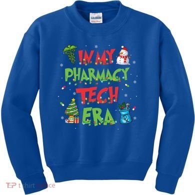 In My Pharmacy Tech Era Christmas Pharmacy Technician Gift Kids Sweatshirt