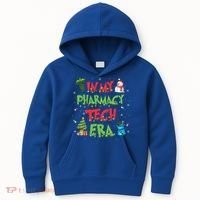 In My Pharmacy Tech Era Christmas Pharmacy Technician Gift Kids Hoodie thumb 0
