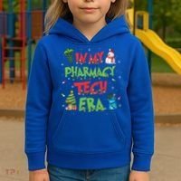In My Pharmacy Tech Era Christmas Pharmacy Technician Gift Kids Hoodie thumb 3