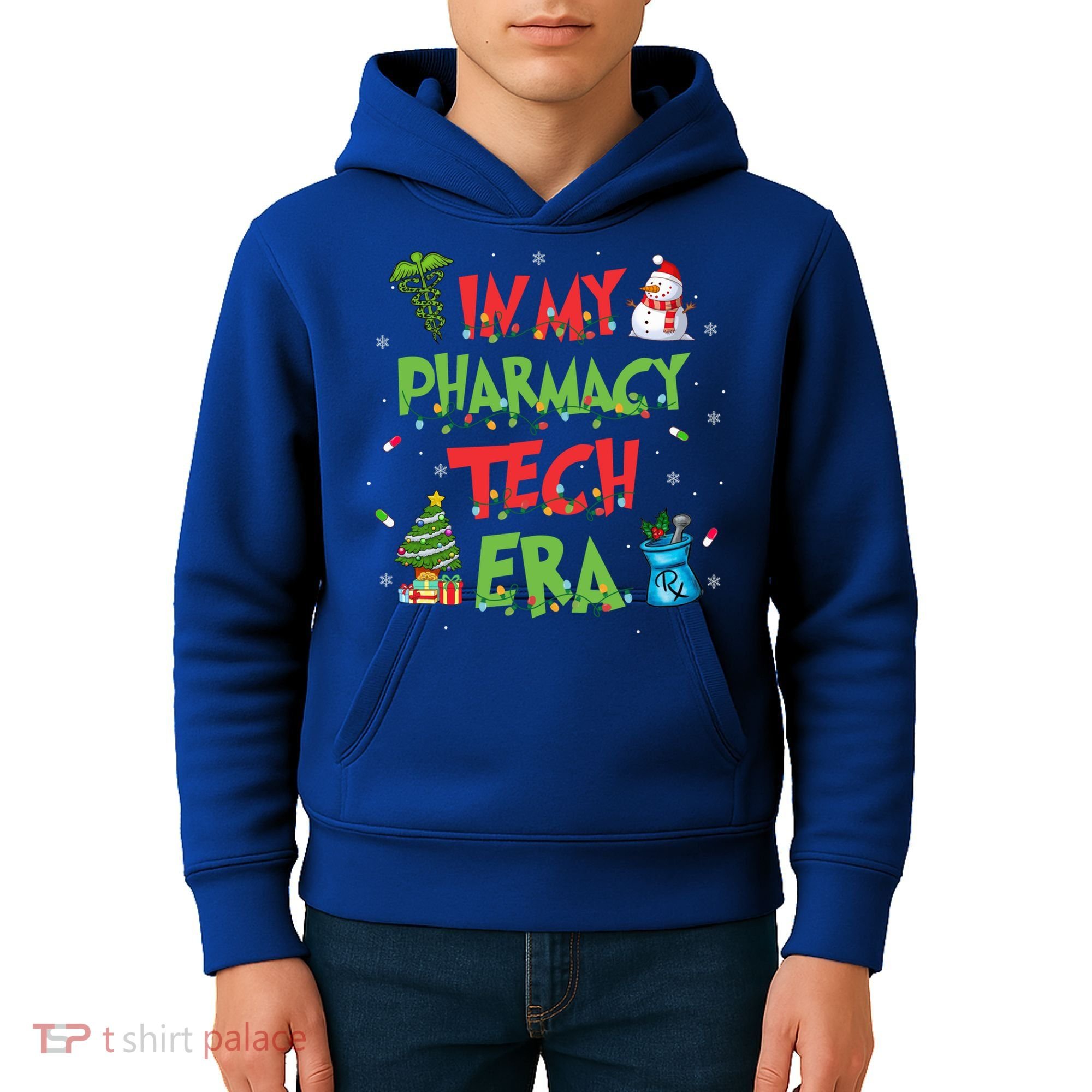 In My Pharmacy Tech Era Christmas Pharmacy Technician Gift Kids Hoodie