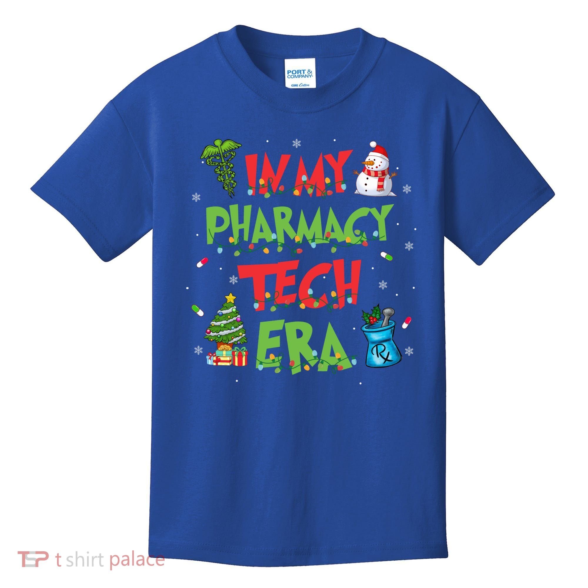 In My Pharmacy Tech Era Christmas Pharmacy Technician Gift Kids T-Shirt