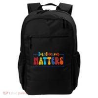 Inclusion Matters Positive Diversity Kindness Backpack thumb 0