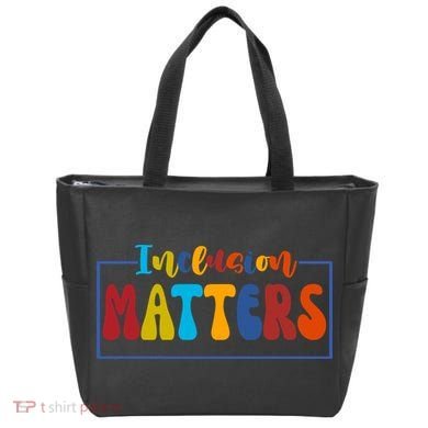 Inclusion Matters Positive Diversity Kindness Tote Bag