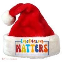 Inclusion Matters Positive Diversity Kindness Santa Hat thumb 0