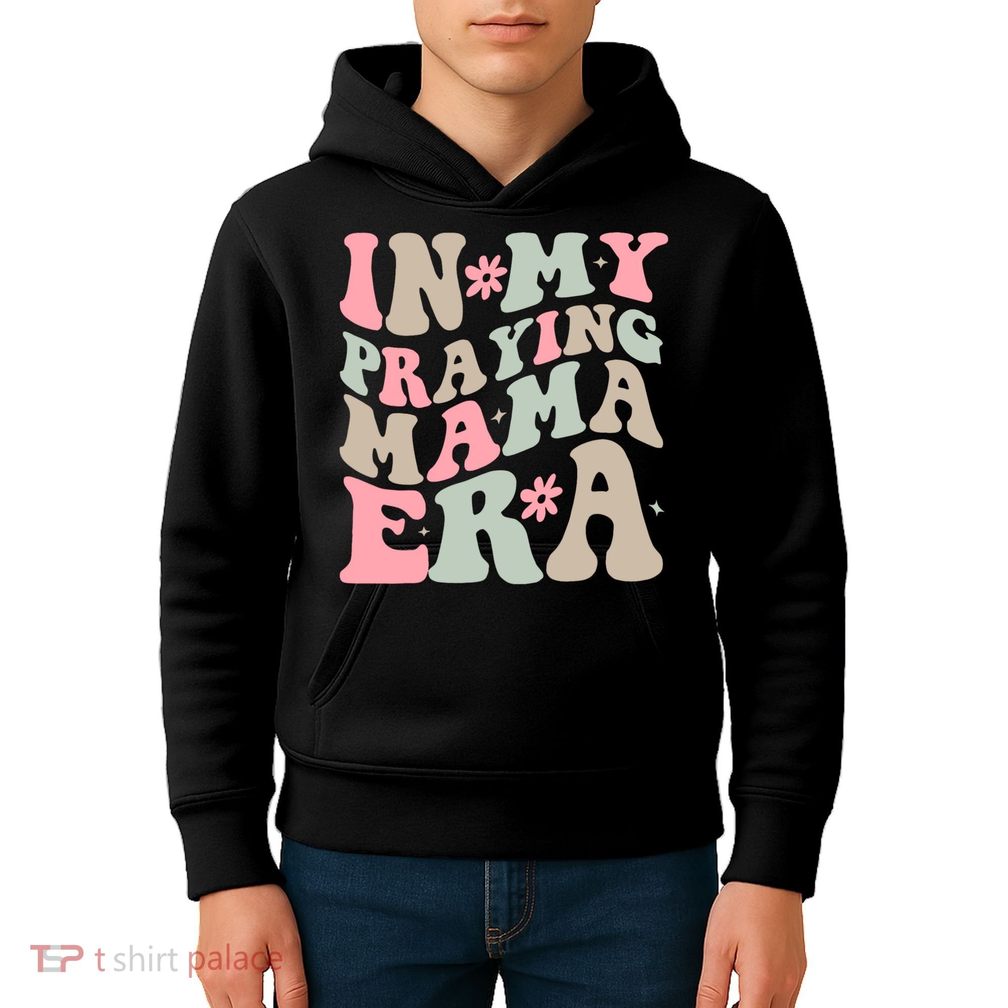 In My Praying Mama Era Kids Hoodie