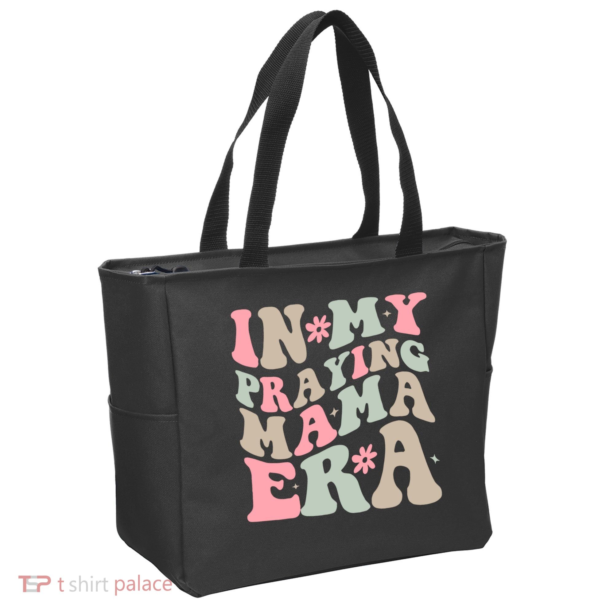 In My Praying Mama Era Tote Bag