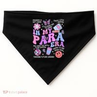 In My Para Era Paraprofessional Paraeducator Back To School USA-Made Doggie Bandana thumb 0