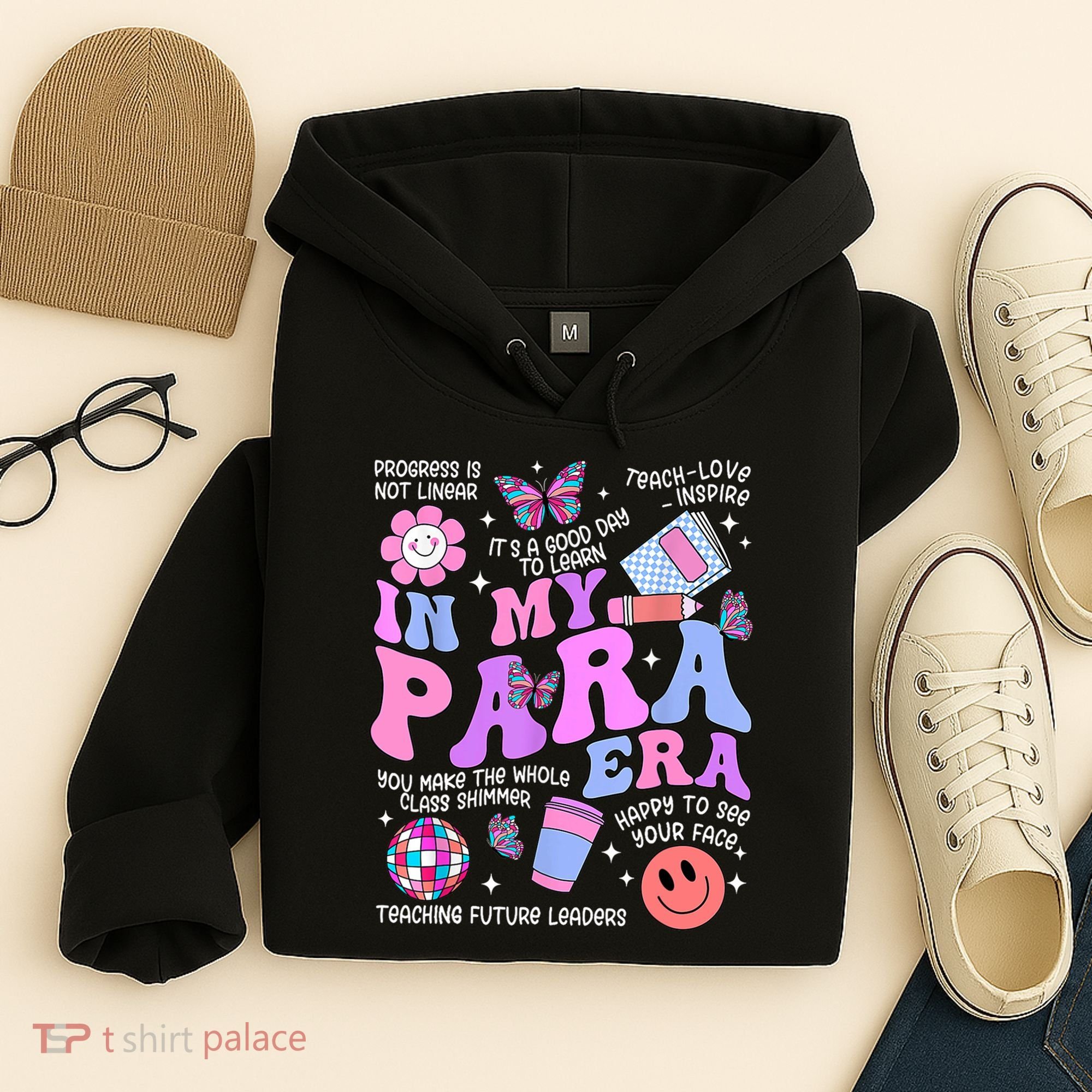 In My Para Era Paraprofessional Paraeducator Back To School Hoodie