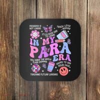 In My Para Era Paraprofessional Paraeducator Back To School Coaster thumb 0