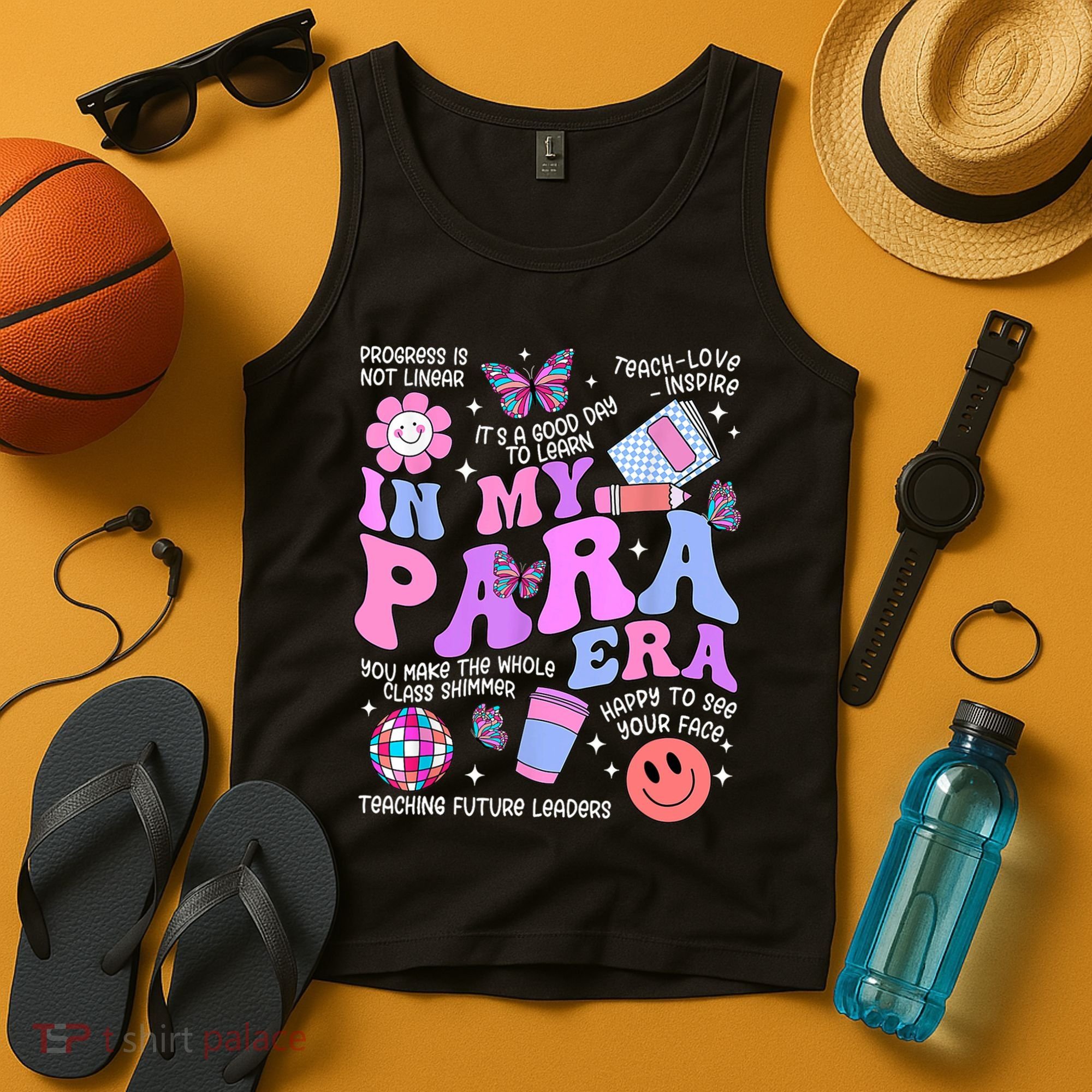 In My Para Era Paraprofessional Paraeducator Back To School Tank Top
