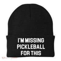 I'm Missing Pickleball For This Beanie thumb 0