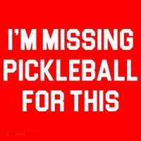 I'm Missing Pickleball For This Mousepad thumb 1