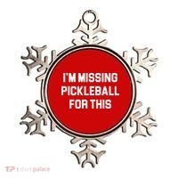 I'm Missing Pickleball For This Ornament thumb 0