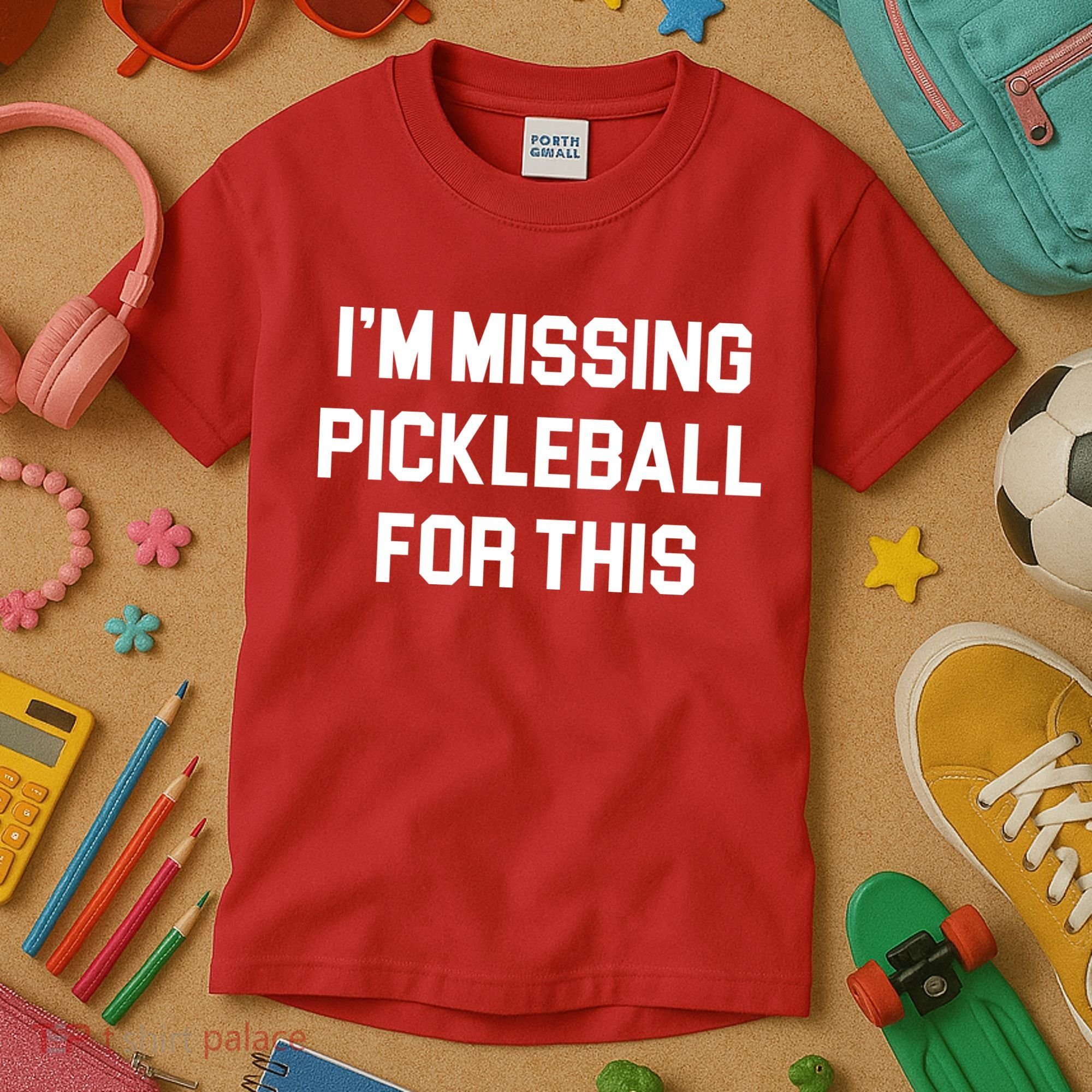 I'm Missing Pickleball For This Kids T-Shirt