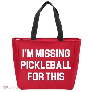 I'm Missing Pickleball For This Tote Bag