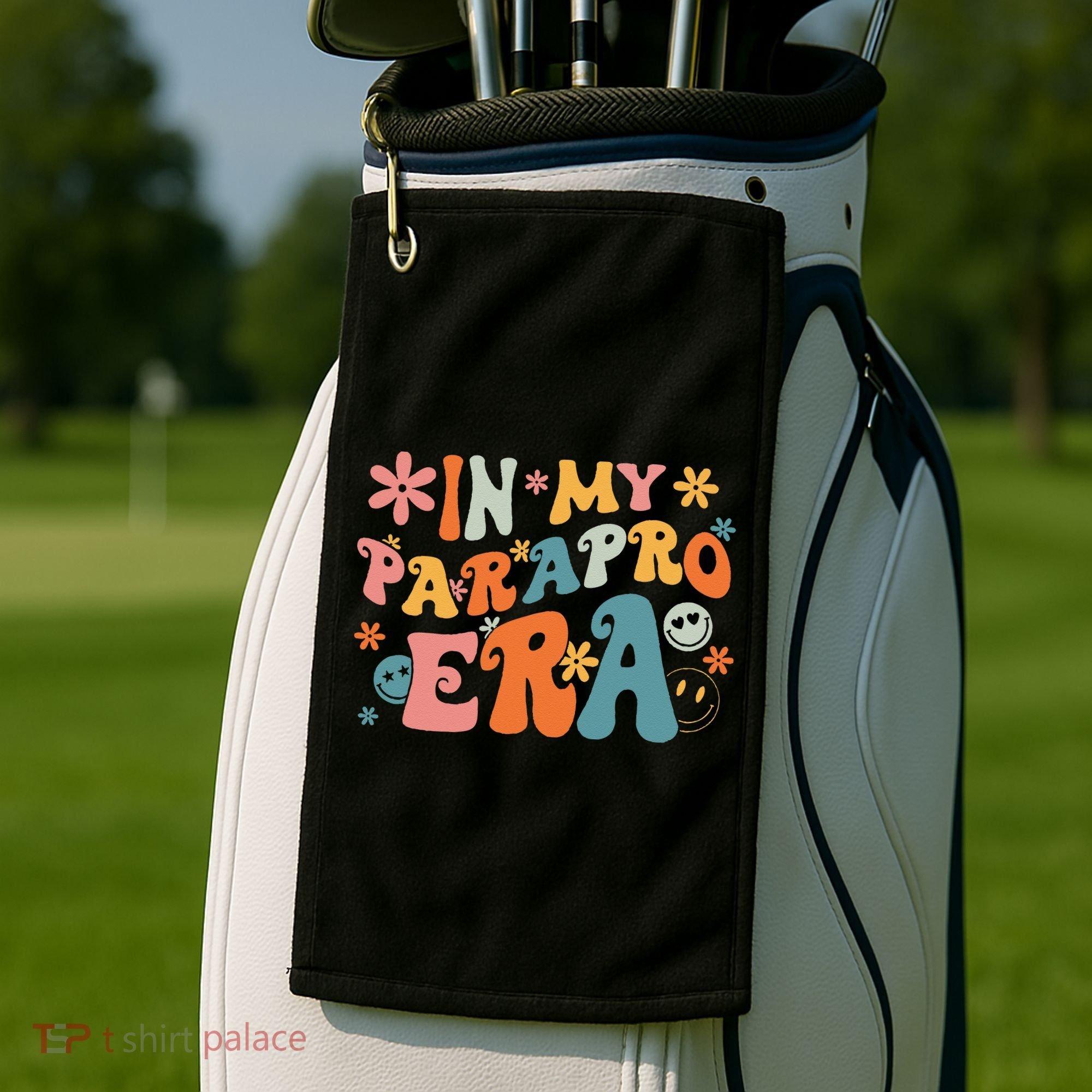 In My Parapro Era Paraprofessional Paraeducator First Day Golf Towel