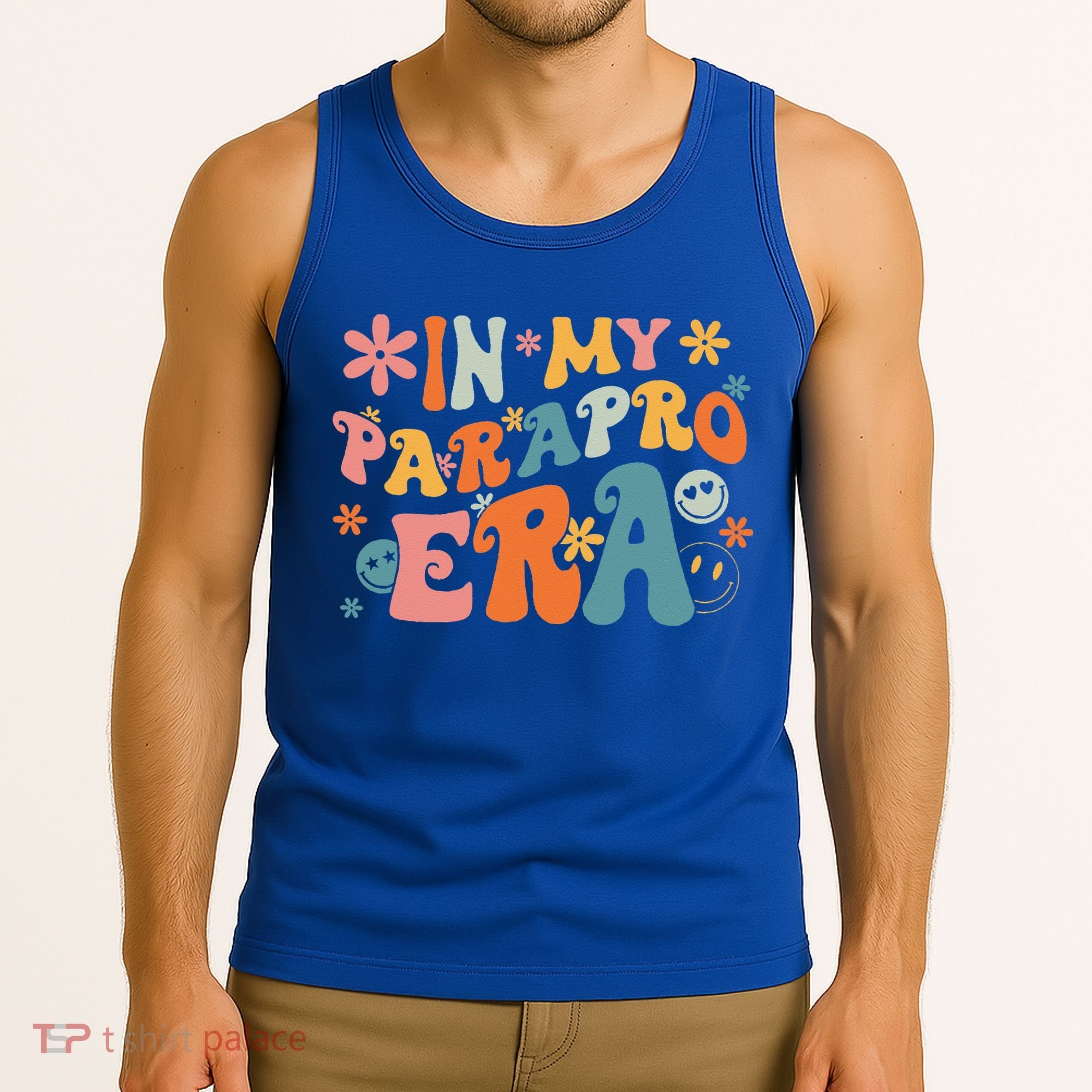In My Parapro Era Paraprofessional Paraeducator First Day Tank Top