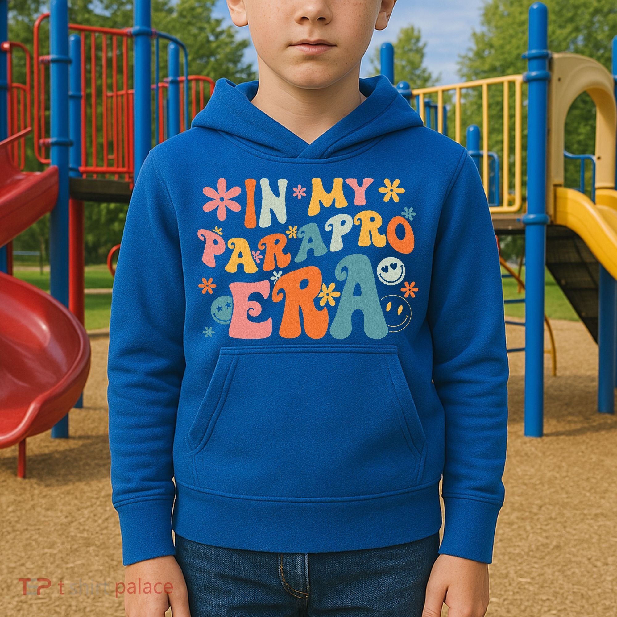 In My Parapro Era Paraprofessional Paraeducator First Day Kids Hoodie