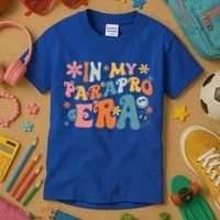 In My Parapro Era Paraprofessional Paraeducator First Day Kids T-Shirt thumb 3