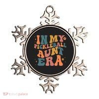 In My Pickleball Aunt Era Funny Groovy S Gift Ornament thumb 0