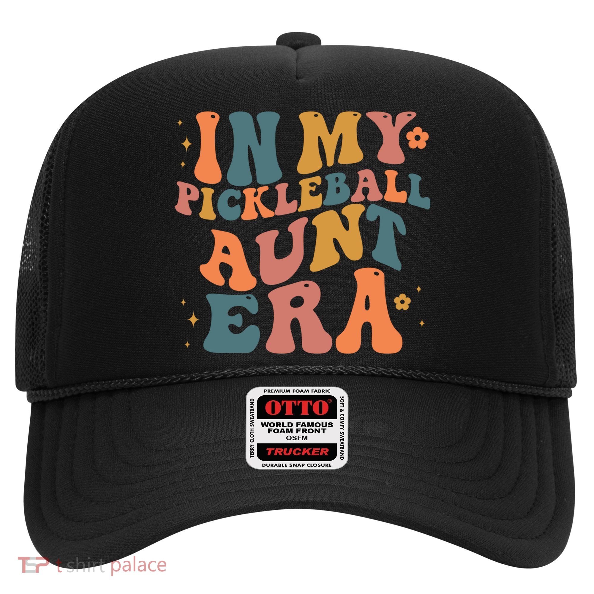 In My Pickleball Aunt Era Funny Groovy S Gift Hat