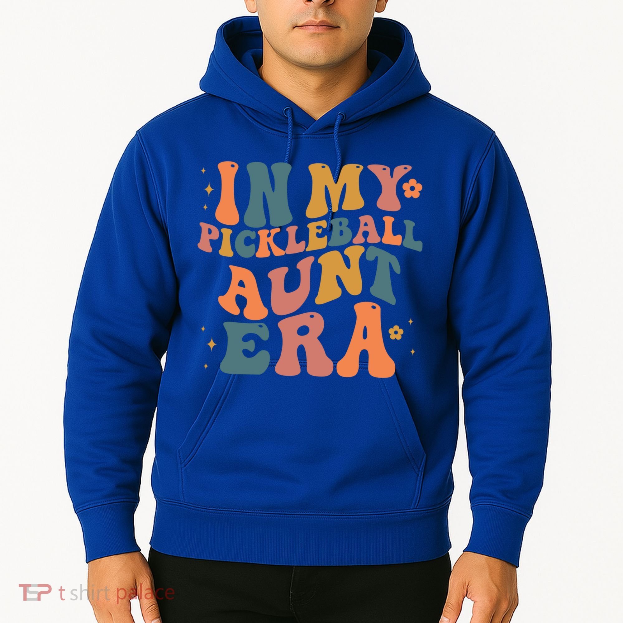 In My Pickleball Aunt Era Funny Groovy S Gift Hoodie
