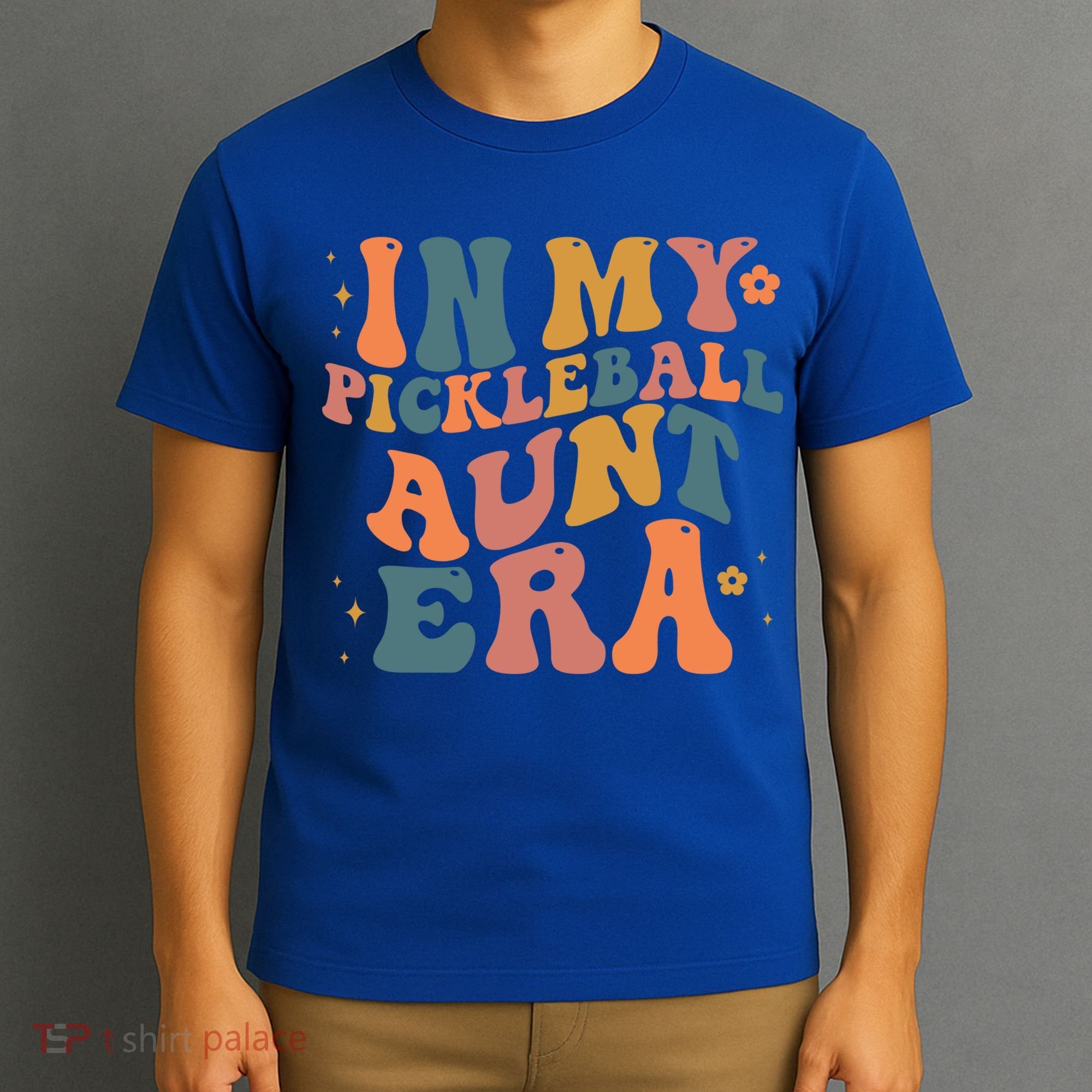 In My Pickleball Aunt Era Funny Groovy S Gift T-Shirt