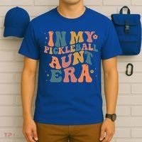In My Pickleball Aunt Era Funny Groovy S Gift T-Shirt thumb 6