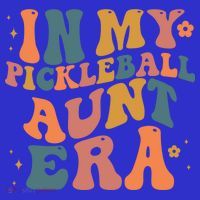 In My Pickleball Aunt Era Funny Groovy S Gift T-Shirt thumb 7