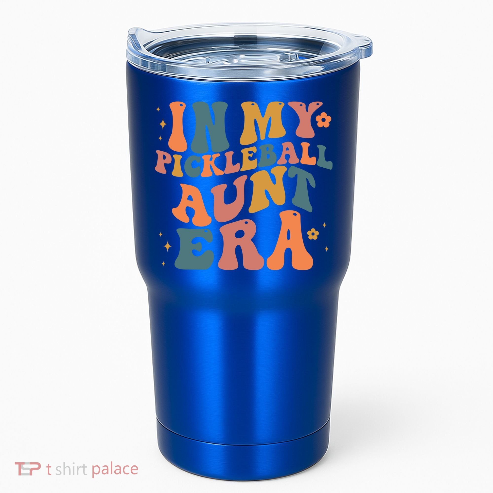 In My Pickleball Aunt Era Funny Groovy S Gift Tumbler