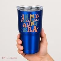 In My Pickleball Aunt Era Funny Groovy S Gift Tumbler thumb 2