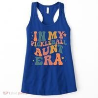 In My Pickleball Aunt Era Funny Groovy S Gift Women's Tank Top thumb 0