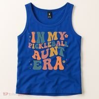 In My Pickleball Aunt Era Funny Groovy S Gift Tank Top thumb 2
